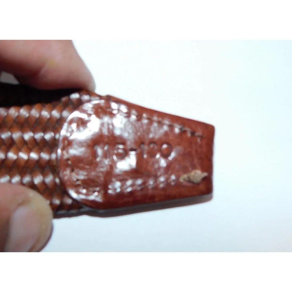 Bill Lavin Soft Collection Men's‎ Braided Leather Belt Size 42 Made In Italy